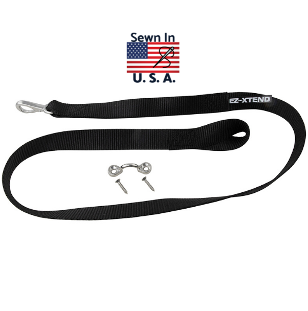 Pontoon Ladder Pull Up Strap with Snap Hook