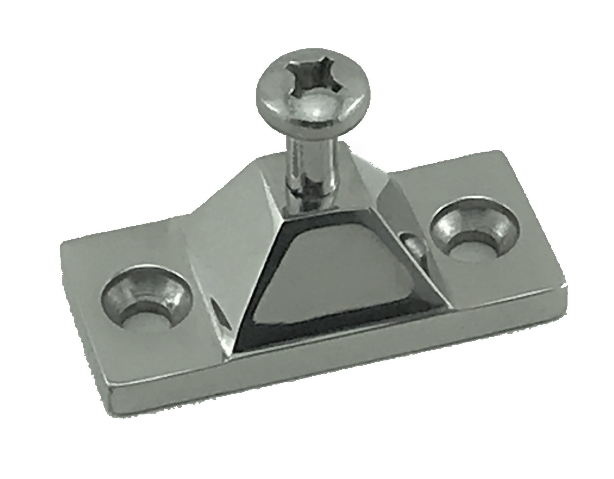 Bimini Top Side Mount Deck Plate (2 hole)